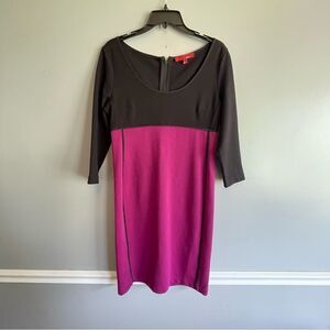 Narciso Rodriguez black and purple dress size Medium M women’s